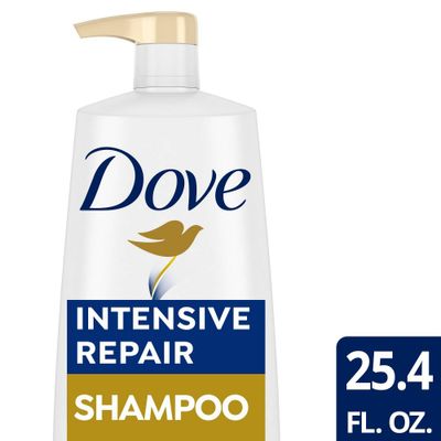 Dove Beauty Nutritive Solutions Strengthening Shampoo with Pump for Damaged Hair Intensive Repair - 25.4 fl oz