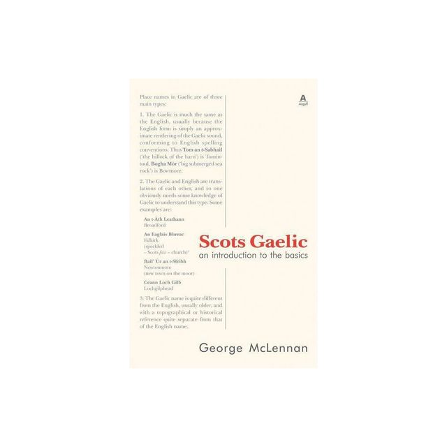 Scots Gaelic - by George McLennan (Paperback)