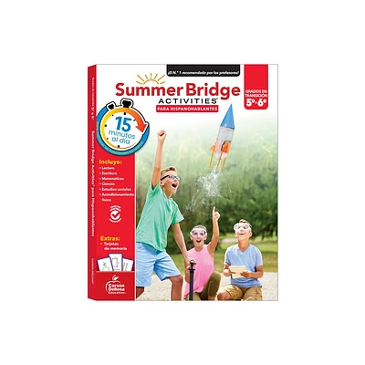 Summer Bridge Activities Spanish 5-6, Grades 5 - 6 - by Summer Bridge Activities & Carson Dellosa Education (Paperback)