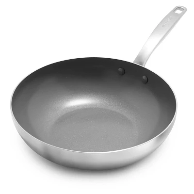 GreenPan Chatham 11 Tri-Ply Stainless Steel Healthy Ceramic Nonstick Wok