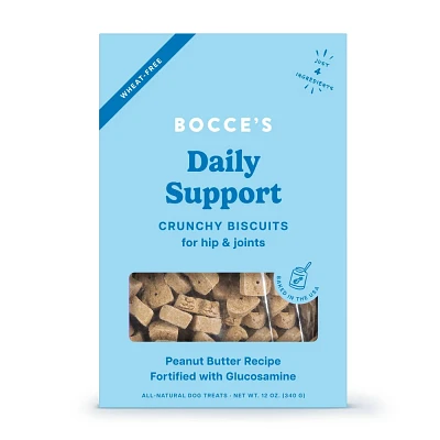 Bocce's Bakery Daily Support Peanut Butter Recipe Functional Hip & Joints Biscuit Dog Treats Bocce's Bakery Daily Support Peanut Butter Recipe Functional Hip & Joints Biscuit Dog Treats