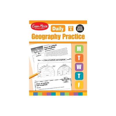 Daily Geography Practice Grade 4 - by Evan-Moor Educational Publishers (Paperback)