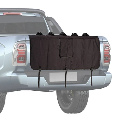 LUGO Outdoors Wide Tailgate Pad for Bikes: Water-Resistant Truck Bed Mount, Holds 5 Bicycles