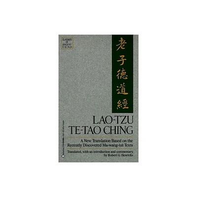 Lao-Tzu - by Robert G Henricks (Paperback)