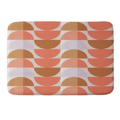 34x21 Plum and Tangerine Bath Rug - Deny Designs