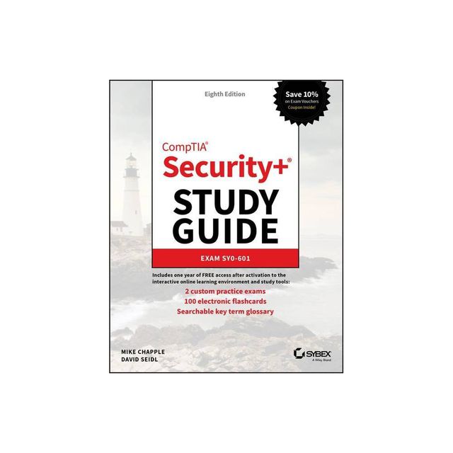 Comptia Security+ Study Guide - (Sybex Study Guide) 8th Edition by Mike Chapple & David Seidl (Paperback)