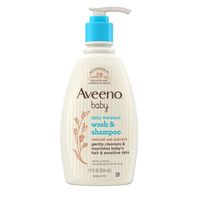 Aveeno Baby Daily Moisture Gentle Body Bath Wash & Shampoo - Lightly Scented