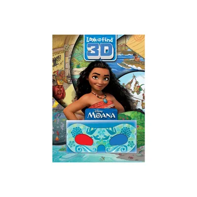 Disney Moana: Look and Find 3D - by Pi Kids (Hardcover)