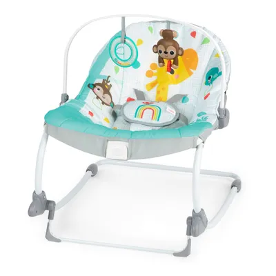 Bright Starts Wild Vibes Infant to Toddler Rocker