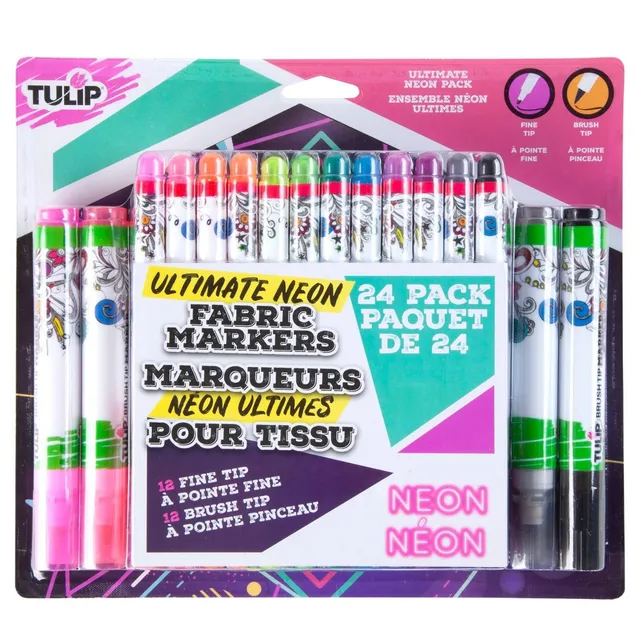 Sharpie 5pk Permanent Markers Fine Tip Neon Multicolored : Target