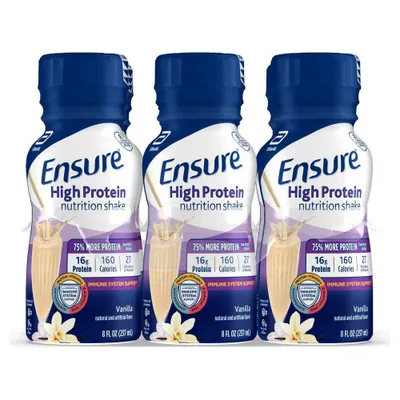 Ensure High Protein Shake - Vanilla - 6ct/48 fl oz