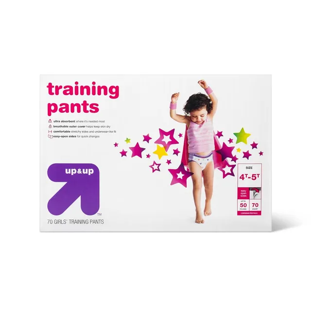 Up & Up Girls Training Pants - 4T-5T - 70ct - up & up