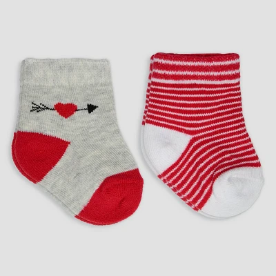 Carter Jut One You Baby 2pk Valentine Day Sock