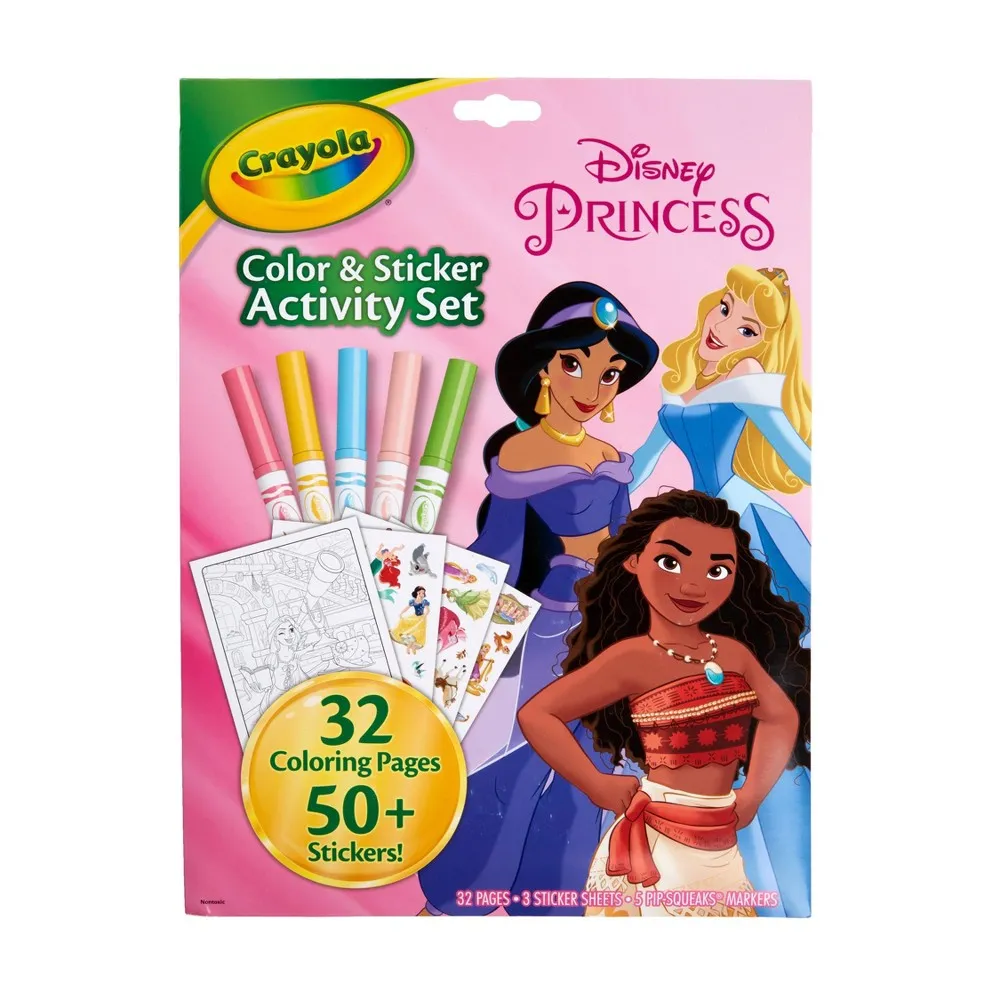 Crayola Coloring Pages, Giant, Disney Princess