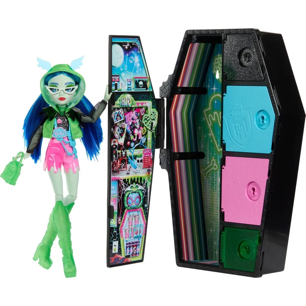 Monster High 12.75 Skulltimate Secrets Neon Frights Ghoulia Yelps Fashion  Doll | The Market Place