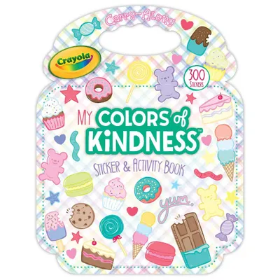 Crayola: My Colors of Kindness Sticker and Activity Purse - by Editors of Dreamtivity (Paperback)