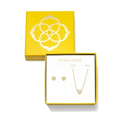 Kendra Scott Anna Pendant Necklace and Stud Earring Gift Set