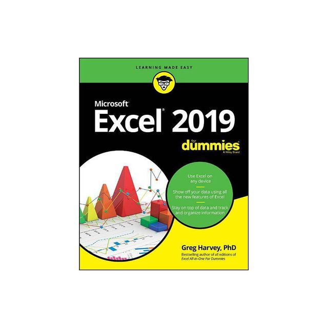 Excel 2019 for Dummies - by Greg Harvey (Paperback)