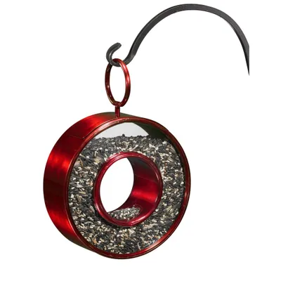 Good Directions Steel Circle Fly-Thru Bird Feeder: Weather-Resistant, 5 lb Seed Capacity, Easy-Fill