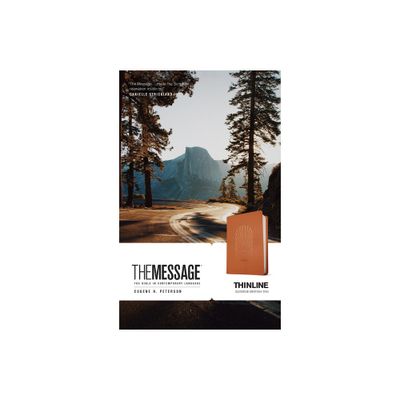 The Message Thinline (Leather-Look, Sunrise British Tan) - by Eugene H Peterson (Leather Bound)