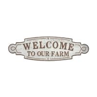 Farmhouse Iron Wall Decor Sign