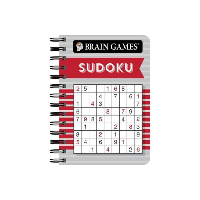 Brain Games - To Go - Sudoku (Red) - by Publications International Ltd & Brain Games (Spiral Bound)