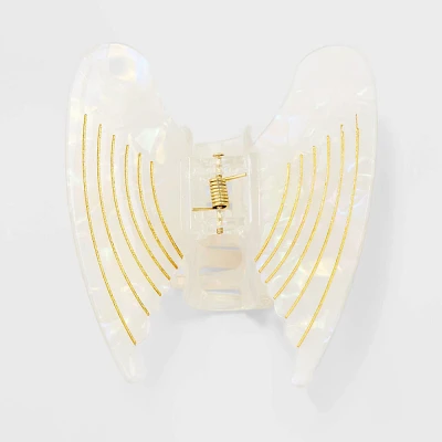 Angel Wing Hair Claw Clip - Wild Fable Ivory