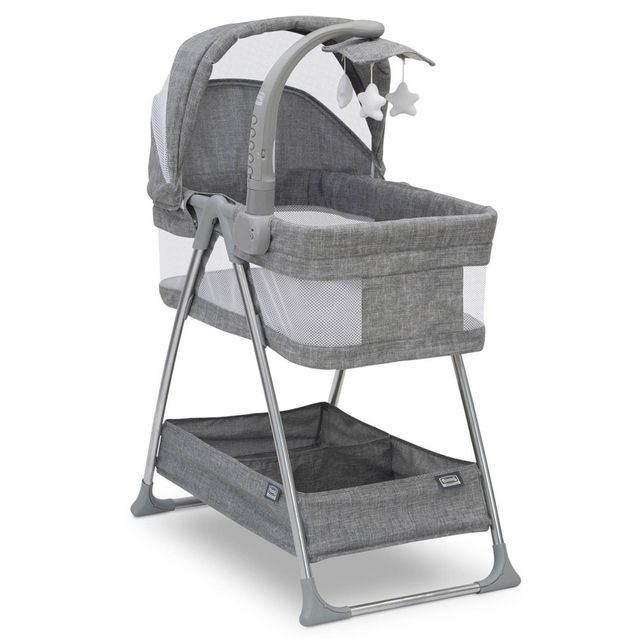 Simmons Kids City Sleeper Bassinet - Gray Tweed