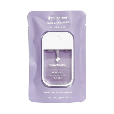 Touchland Power Mist Hydrating Hand Sanitizer - Pure Lavender - Trial Size - 1 fl oz/500 sprays