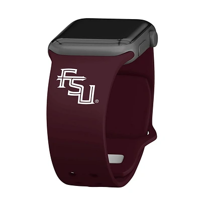 NCAA Florida State Seminoles Maroon Apple Watch Band