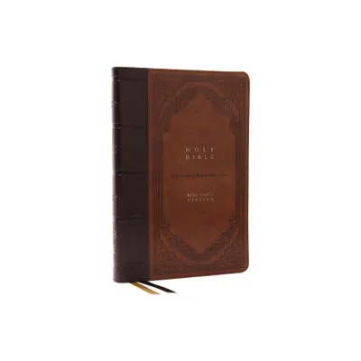 KJV Holy Bible: Giant Print Thinline Bible, Brown Leathersoft, Red Letter, Comfort Print (Thumb Indexed): King James Version (Vintage Series)