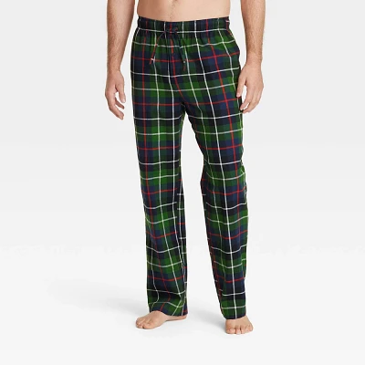 Men Plaid Flannel Pajama Pant