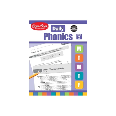 Daily Phonics, Grade 2 Teacher Edition - by Evan-Moor Educational Publishers (Paperback)