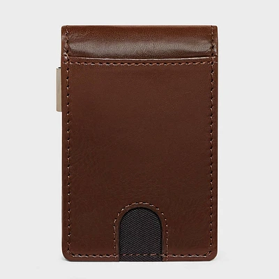 Men RFID Bifold Wallet with Money Clip - Goodfellow & Co Brown