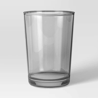 18.6oz Glass Bower Tall Tumbler Gray - Threshold