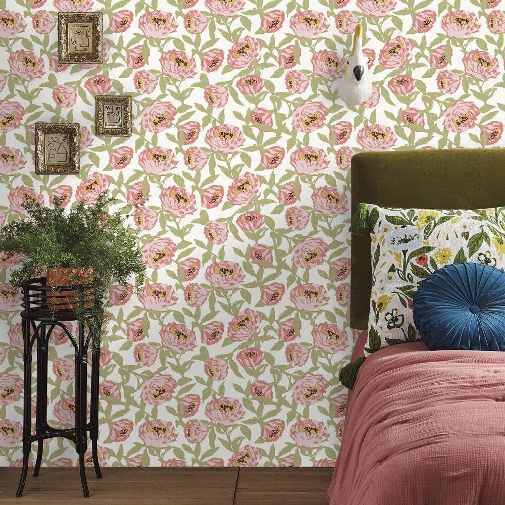 Buy Pink Rose Petals Wallpaper Self Adhesive Wallpaper Online in India   Etsy