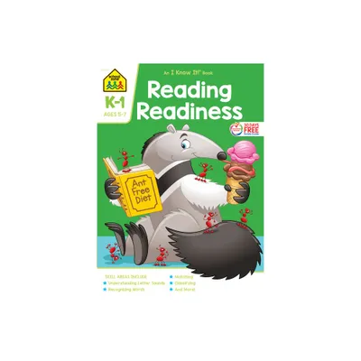 School Zone Reading Readiness Grades K-1 Workbook - (Paperback)