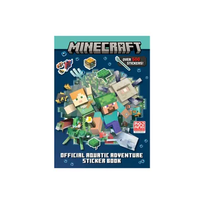 Minecraft Official Aquatic Adventure Sticker Book - by Stephanie Milton (Paperback)