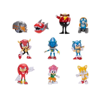 Sonic the Hedgehog Friends & Foes 2.5 Action Figure Set - 10pk (Target Exclusive)