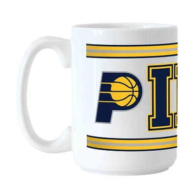 NBA Indiana Pacers Stripe Sublimated Mug - 15oz