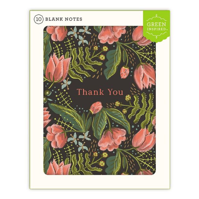 American Greetings 10ct Thank you Floral Cards