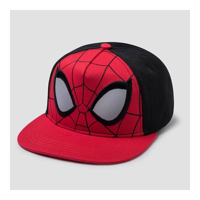 Kids Spider-Man Flat Brim Baseball Hat - Red