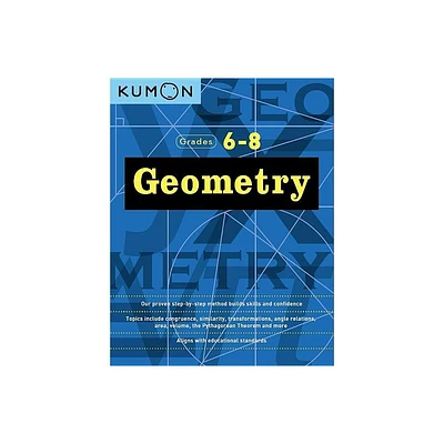 Kumon Grades 6-8 Geometry - (Kumon Middle School Geometry) (Paperback)