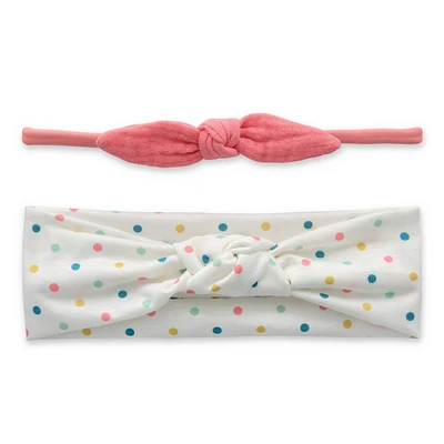 Carters Just One You Baby 2pk Headwrap