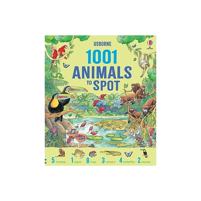 1001 Animals to Spot - (1001 Things to Spot) by Gillian Doherty & Ruth Brocklehurst (Hardcover)