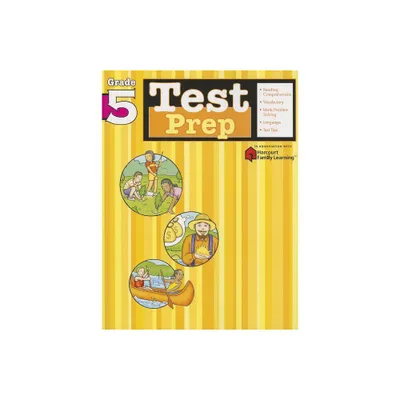 Test Prep: Grade 5 (Flash Kids Harcourt Family Learning) - (Paperback)