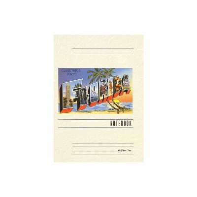 Vintage Lined Notebook Greetings from Florida