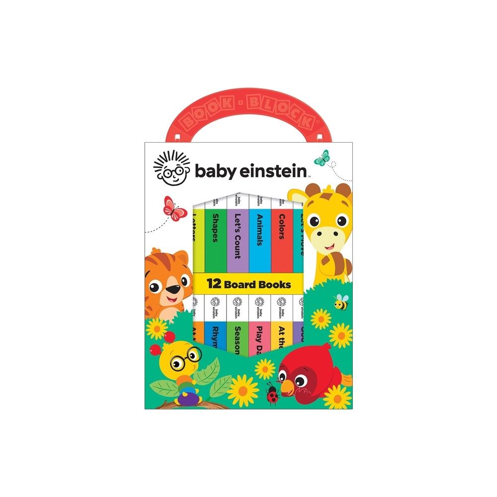 Baby Einstein My First Library 12 Book Set (board Book) : Target