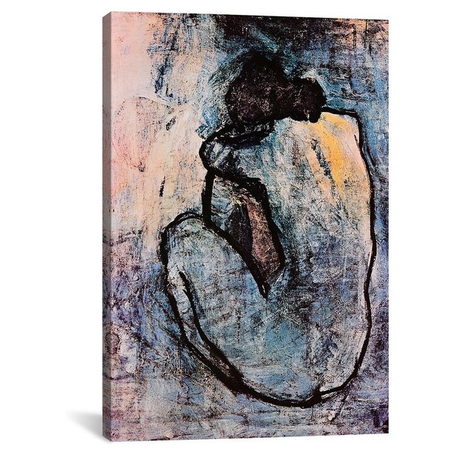 Blue Woman by Pablo Picasso Unframed Wall Canvas - iCanvas