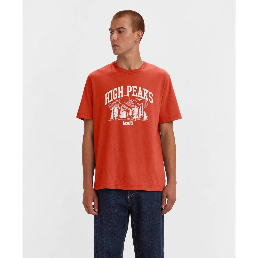 Levi's Levis Mens Regular Fit Short Sleeve High Peaks T-Shirt | Connecticut  Post Mall